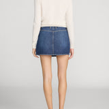 FRAME - The Mini Denim Utility Skirt