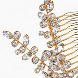 Jennifer Behr - Elissa Comb -- Crystal Antique Gold