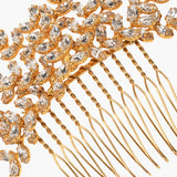 Jennifer Behr - Mignonette Comb -- Crystal Antique Gold