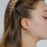 Jennifer Behr - Mignonette Comb -- Crystal Antique Gold
