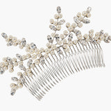 Jennifer Behr - Lorena Comb -- Pearl Silver