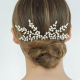 Jennifer Behr - Lorena Comb -- Pearl Silver