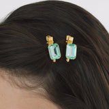 Jennifer Behr - Kara Hair Clips -- Chrysolite