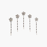 Jennifer Behr - Violet Bobby Pin Set -- Crystal