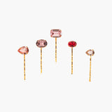 Jennifer Behr - Karina Bobby Pin Set -- Rose