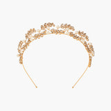Jennifer Behr - Delilah Tiara -- Crystal Antique Gold