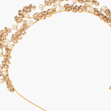 Jennifer Behr - Delilah Tiara -- Crystal Antique Gold