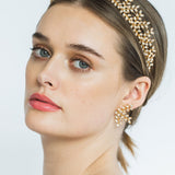 Jennifer Behr - Mignonette Tiara -- Crystal Antique Gold