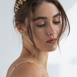 Jennifer Behr - Meadow Tiara -- Crystal Antique Gold