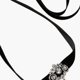 Jennifer Behr - Arabella Ribbon Tie -- Gunmetal