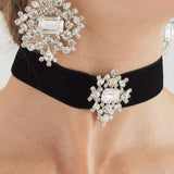 Jennifer Behr - Angelica Ribbon Tie -- Crystal