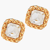 Jennifer Behr x Leonie Hanne Belle Stud Earrings -- Crystal