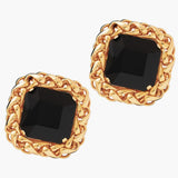 Jennifer Behr x Leonie Hanne Belle Stud Earrings -- Jet