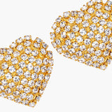 Jennifer Behr - Christa Earrings -- Crystal Antique Gold