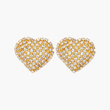 Jennifer Behr - Christa Earrings -- Crystal Antique Gold