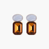 Jennifer Behr - Elin Earrings -- Amber