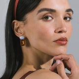 Jennifer Behr - Elin Earrings -- Amber