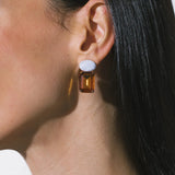 Jennifer Behr - Elin Earrings -- Amber