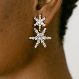 Jennifer Behr - Pluto Earrings -- Crystal