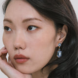Jennifer Behr - Justine Earrings -- Sky