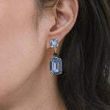 Jennifer Behr - Justine Earrings -- Sky