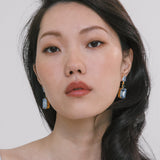 Jennifer Behr - Justine Earrings -- Sky