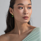 Jennifer Behr - Janna Earrings -- Fern