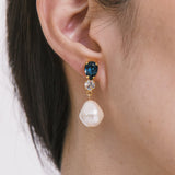 Jennifer Behr - Kristina Earrings -- Sapphire