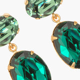 Jennifer Behr - Lenora Earrings -- Emerald
