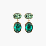 Jennifer Behr - Lenora Earrings -- Emerald