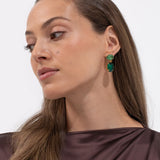Jennifer Behr - Lenora Earrings -- Emerald
