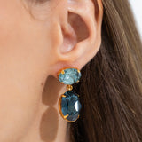 Jennifer Behr - Lenora Earrings -- Sapphire