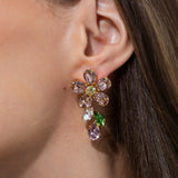 Jennifer Behr - Odelia Earrings -- Vintage Rose