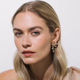 Jennifer Behr - Odelia Earrings -- Vintage Rose