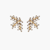 Jennifer Behr - Viniette Earrings -- Crystal Antique Gold