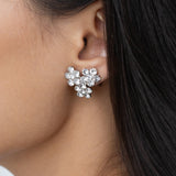 Jennifer Behr - Violet Stud Earrings -- Crystal