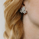 Jennifer Behr - Violet Stud Earrings -- Crystal
