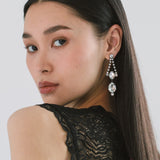 Jennifer Behr - Anette Earrings -- Gunmetal