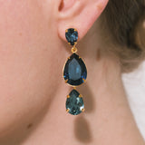 Jennifer Behr - Natalina Earrings -- Sapphire
