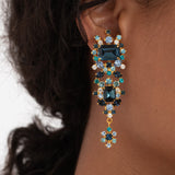 Jennifer Behr - Candence Earrings -- Sapphire