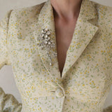 Jennifer Behr - Darianna Brooch -- Crystal
