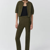 Simkhai - Austyn Short Sleeve Suede Jacket