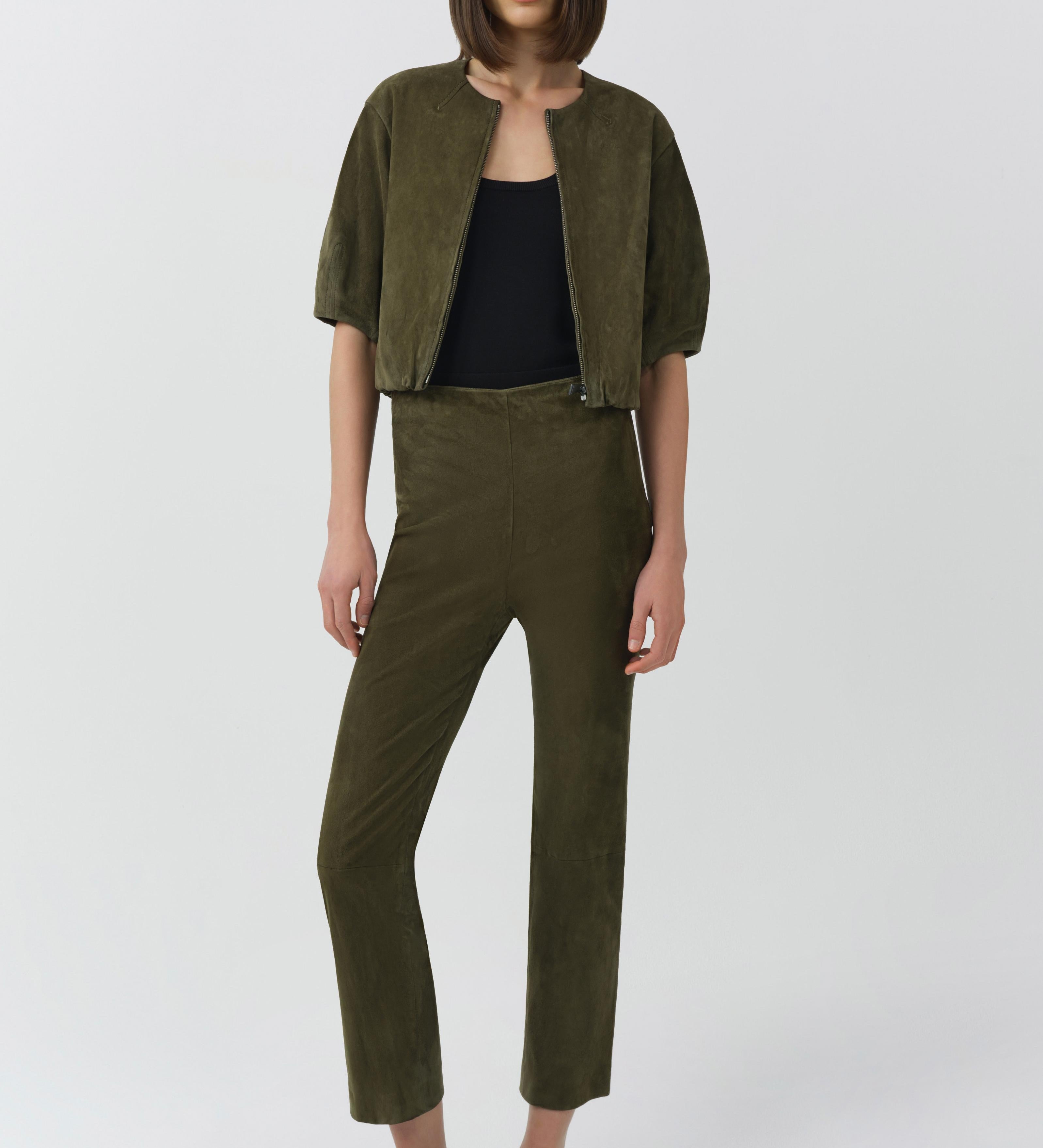 Simkhai - Veda Cropped Suede Pant
