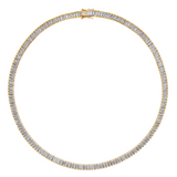 Dorsey - PETITE BESSETTE RIVIÈRE NECKLACE IN LAB WHITE SAPPHIRE