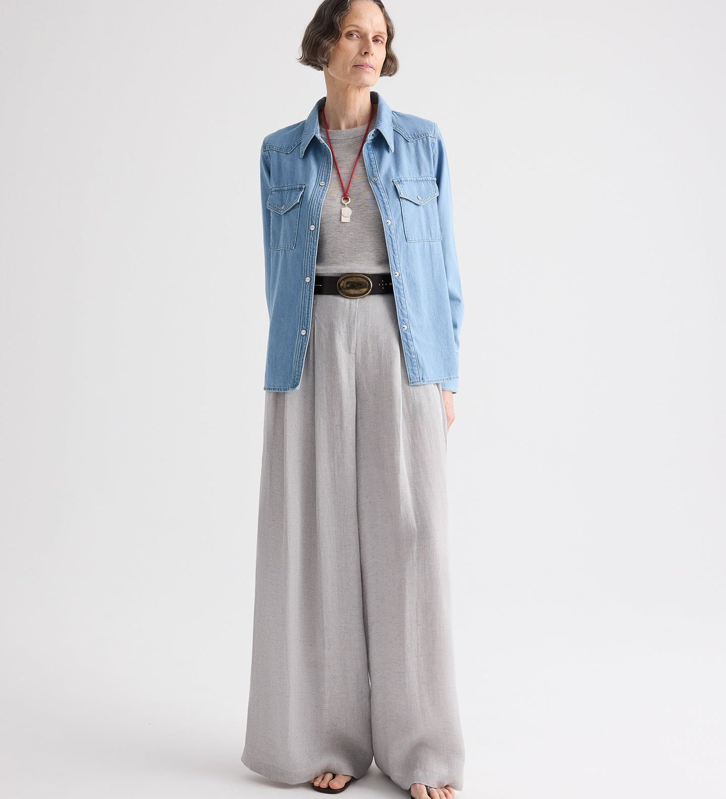 TWP - Ranchers Daughter Shirt in Denim
