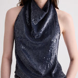 TWP - Friday Night Top in Fishscale Sequins