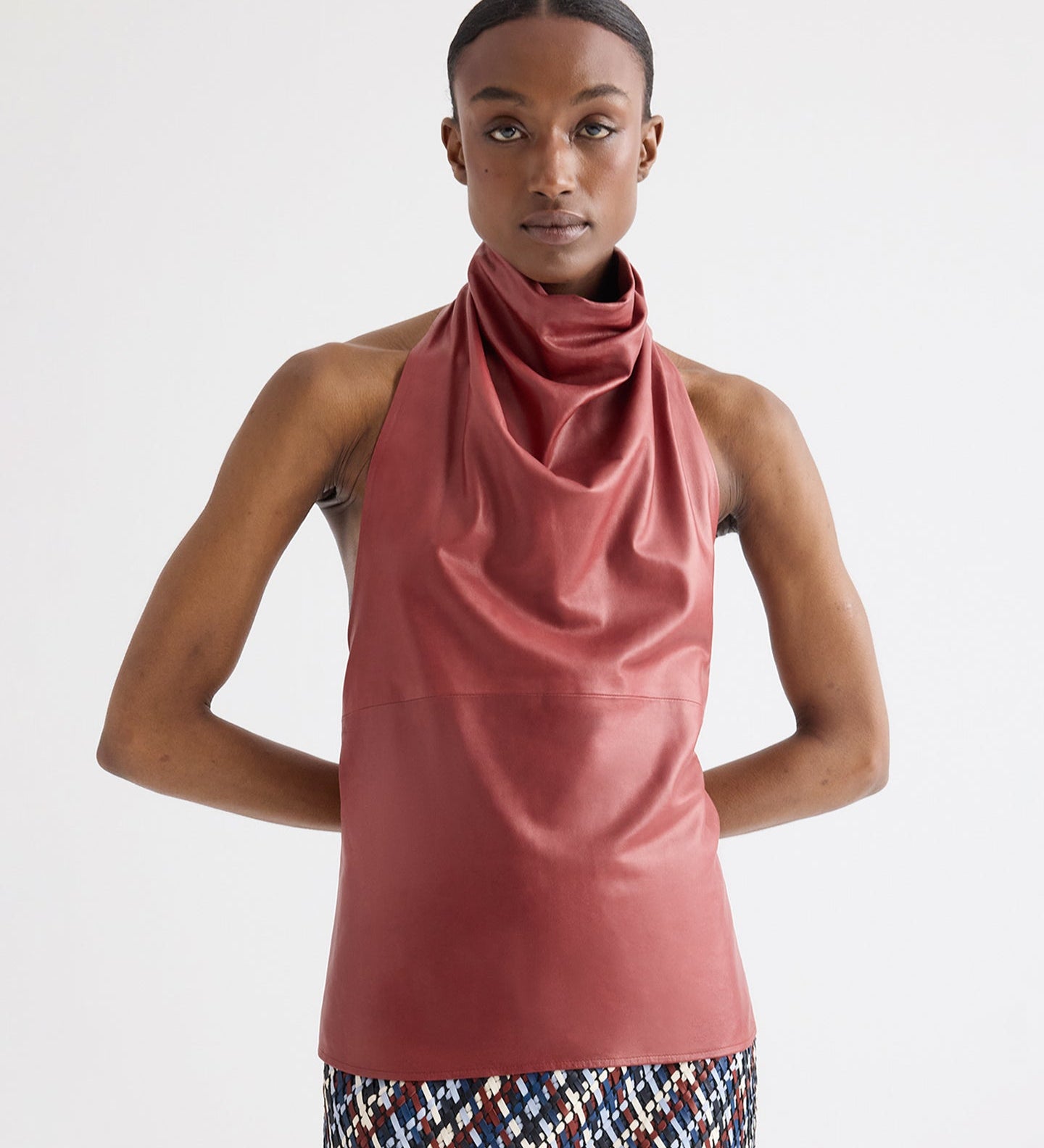 TWP - Friday Night Top in Paper Leather