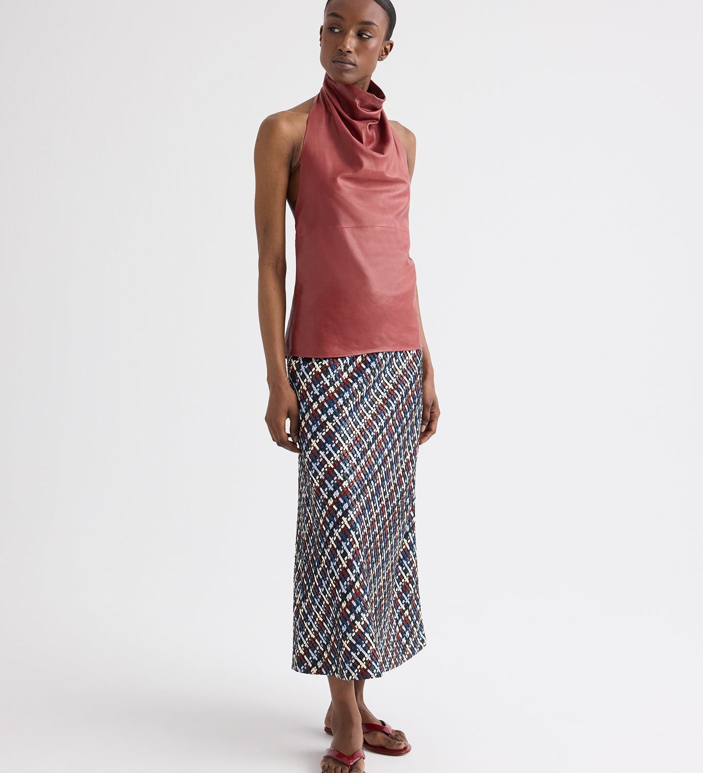 TWP - Friday Night Top in Paper Leather