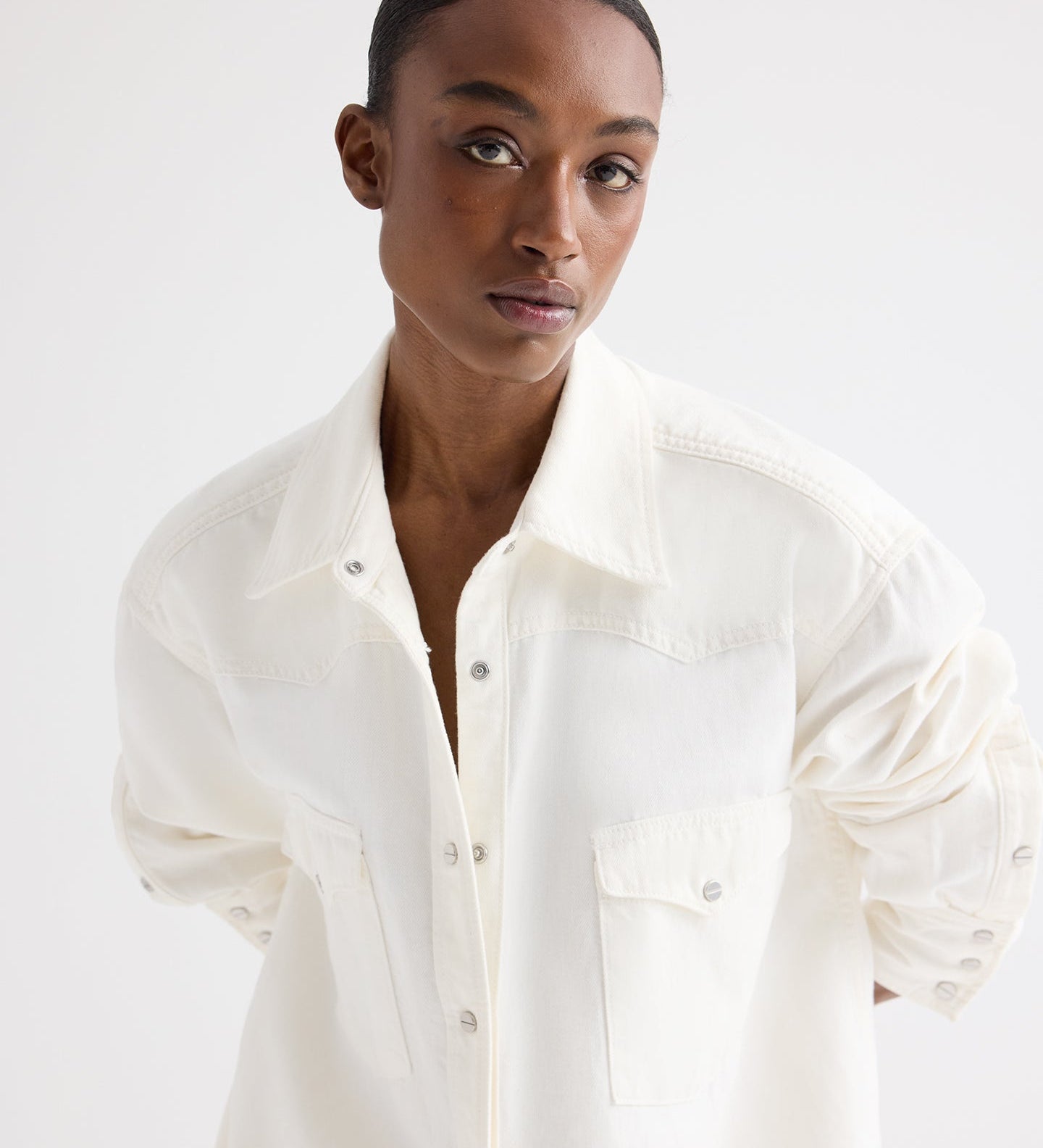 TWP - OG Supersized Shirt in Natural Denim