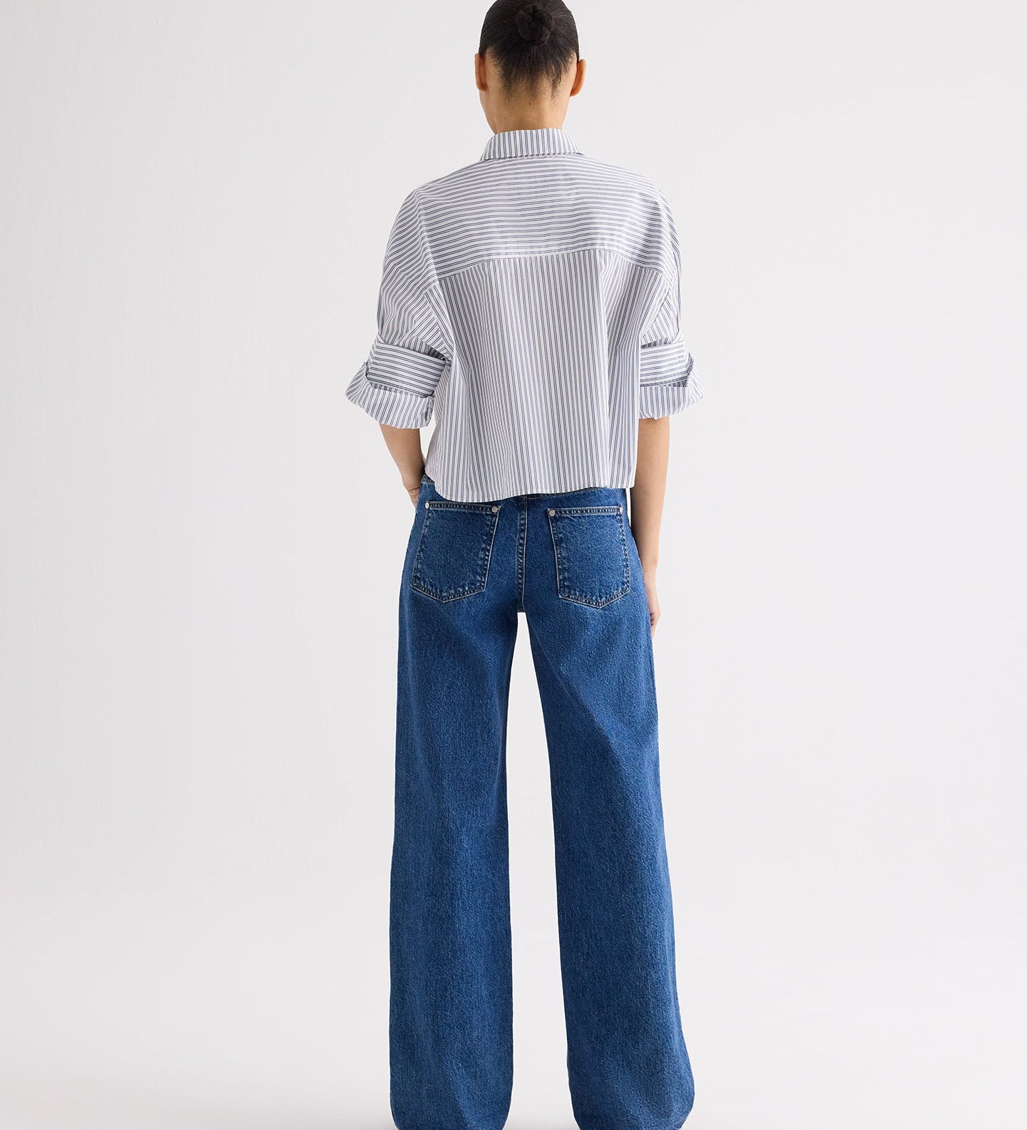 TWP - Next Ex Shirt in Double Stripe Shirting